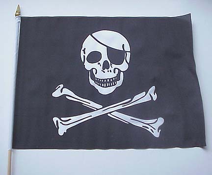 Pirate Hooks, Treasure Pouches, Treasure Chests, Jolly Roger Flags