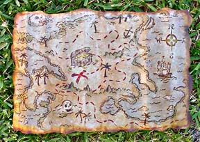 PIRATE TREASURE MAP