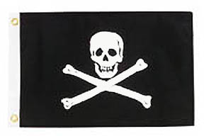 One Eyed Jack 12 x 18 Pirate Flag