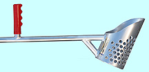 RTG 5" MONSTER STAINLESS STEEL WATER SCOOP with grab handle